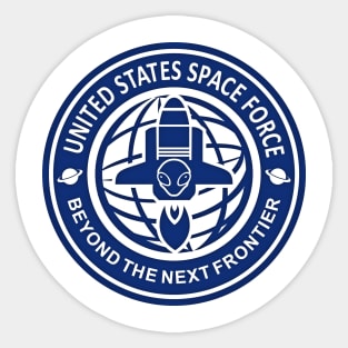 UNITED STATES SPACE FORCE ALIEN T-SHIRT Sticker